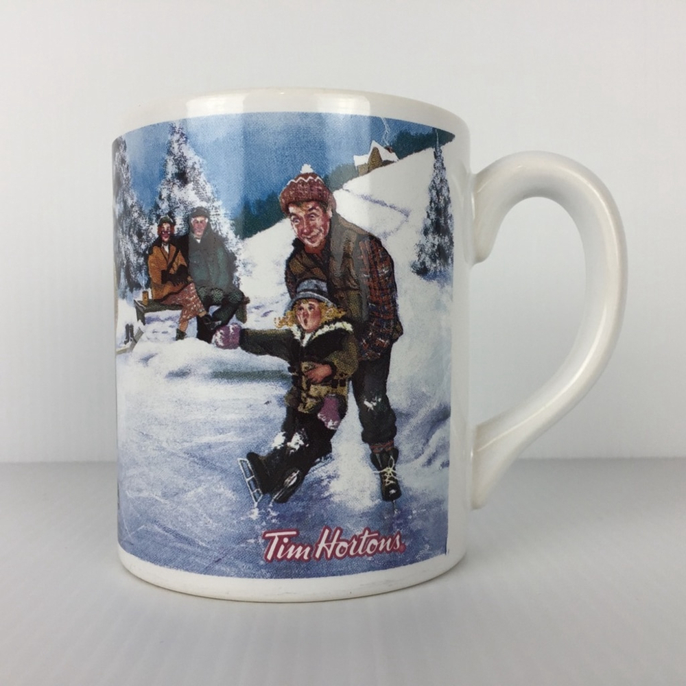 Tim Hortons Mug Skating Pond Collectors Coffee Cup No 003